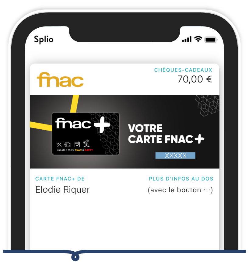 Carte de fidélité Fnac
