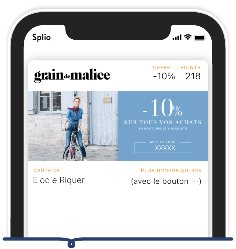 Carte de fidélité Grain de Malice